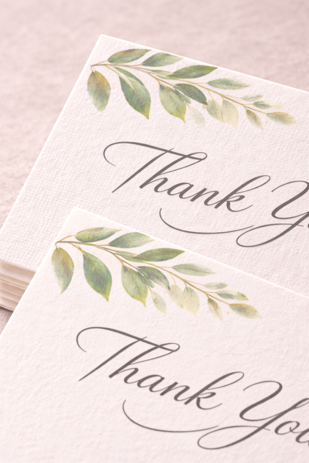 Folded Thank You Cards