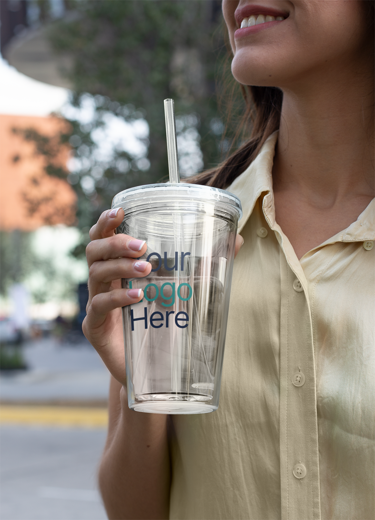 Tumbler (Clear Insulated, 18 oz)